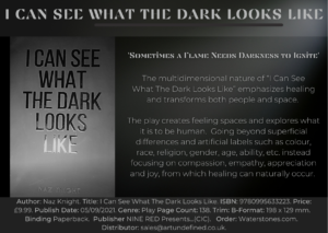 I Can See What The Dark Looks Like Sell sheet